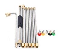 High Pressure Washer Wand Extension Set, Pressure Washer Extension Wand, 1/4 Quick Connect Power Washer Lance with Spray Nozzle Tips (120°)