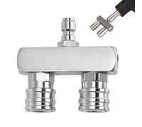 High Pressure Washer with Double Turbo Nozzles, 2-in-1 Double Nozzle Adapter, Double Head Connection, Pressure Washer, for Car Washing, Motorcycles, Outdoor Equipment, Efficient Deep Cleaning