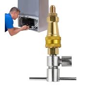 High Pressure Washer with Quick Connector for Refrigerator - 1/4 Inch Quick Coupling | Adapter for Multi-Purpose Refrigerator, Unlocking Tools, for Conditioning