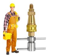 High Pressure Washer with Quick Connector for Refrigerator - 1/4 Inch Quick Coupling | Adapter for Multi-Purpose Refrigerator, Unlocking Tools, for Conditioning