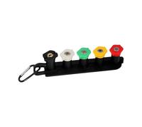 High Pressure Washing Machines Nozzle Set Pressure Washing Machine Sprays Tips Quick Connection Includes Easy Storage for Quick Connection Points of the House