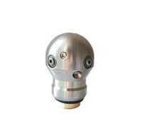 High Pressure Washing Sewer Cleaning Dredge Cutter Nozzle WT-3/8 Rotating Ball Spherical Jetter Nozzle(3I8 Female 60LPM)