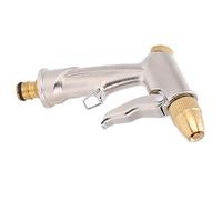 High Pressure Water Gun Heavy Duty Metal Garden Hose Spray Nozzle with Full Brass Head Adjustable Spray Gun for Car Washing Plant Watering Pet Cleaning