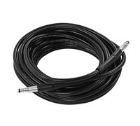 High Pressure Water Hose 5800psi Flexible Rubber Durable 16.3yd Long Garden Hose for Car Wash Outdoor Cleaning (Connector in Silver Color)