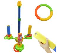 High Pressure Water Squirter, Interactive Throw Ring Water Sprayer Set, 12 Inch Outdoor Toy with Splash Action, Authentic Backyard Game, Pool Toy with Fun Design, Summer Activity for Kids Adults