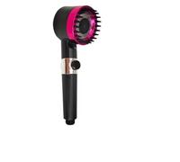 High Pressurized Filter Gold Shower Head 3 Modes Adjustable Spray(Black Shower)