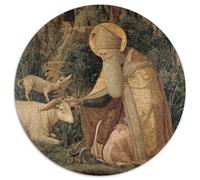 High Priest Aaron And The Goat Jigsaw Puzzles. 1000pcs (67.5x67.5cm) Whimsical Challenge Toy for Educational Games Gifts