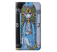 High Priestess Tarot Card PU Leather Flip Case Cover For Samsung Galaxy A8 Plus (2018)
