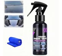 High Protection Fast Nano Ceramic Coating Spray, Quick Dry Car Paint Coating, Multi-Functional Coating Renewal Agent&Refurbish, Long-Lasting Car Paint Protection (1pcs)