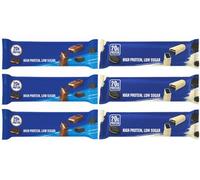 High Protein Chocolate Oreos Bar Bundle - 6 x 60g Bars - Low Sugar Protein Snack - 3 x Chocolate Oreos, 3 x White Oreos Flavours - Delicious Real Oreos - Guilt Free Treat for Post-Workout.