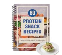 High Protein Cookbook, Daily Snack Recipes, 8.27x5.51 Inch Step-by-Steps Guide, Bodybuilding Meal Plan, Weight Loss Dinner with Easy Prep, Family Cooking Supplies for Adults Beginners and Fitness Gym