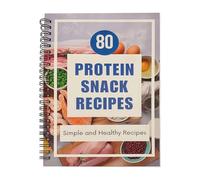 High Protein Cookbook - Portable Meal Plan Daily Snack Recipes for Bodybuilding, Guide Cooking Book with Recipes Ideas, Healthy Eating Cookbooks for Kitchen, Beginners, Adults, 8.27x5.51in