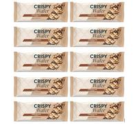 High Protein Crispy Chocolate Wafer Bars - 15g Protein per Bar - 10 x 42g Protein Wafer Snack - Light Crunchy Chocolate Treat for On-the-Go, Post-Workout & Anytime of Day