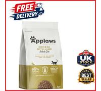 High Protein Grain Free Cat Food 2kg with Chicken and Lamb for All Breeds