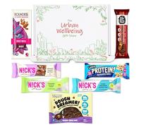 High Protein Gym Gift Hamper Box | 7 Premium Muscle Building Snacks for Gym Lovers, Athletes and Wellbeing Warriors | The Urban Wellbeing Gift Store