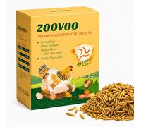 High - Protein ZOOVOO Dried Black Soldier Fly Larvae