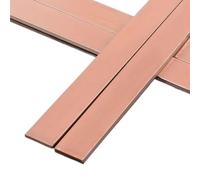 High Purity Copper Flat Bar - 500Mm Length, 40Mm Width, 0.6-1.8Mm Thick - Excellent Thermal and Electrical Conductivity for Various Applications(1.8Mm)/1.6Mm