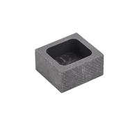 High Purity Graphite Casting Ingot, Graphite Crucible Ingot Multiple Sizes For Gold Silver Copper Brass Aluminum(2.4X2.2X1.2cm)