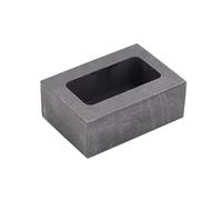 High Purity Graphite Casting Ingot, Graphite Ingot For Gold Silver Copper Brass Aluminum Casting Refining Multiple Sizes(1.46x2.17x0.79in)