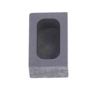 High Purity Graphite Casting Ingot, Graphite Ingot Rectangular Crucible Melting Gold Silver Casting Multiple Sizes(24x15x9.2mm)