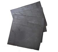 High-Purity Graphite Flexible Foil Gasket Sheets - 200mm x 250mm, 4PCS, 99% Graphite for Industrial Use(0.08mm)