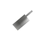 High Purity Metal Electrode Plate with Handle - 1mm Thick for Electrochemical Electrolysis Experiments,(Iron Plate 50x100mm)