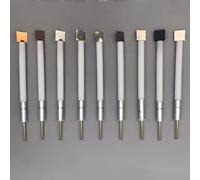 High Purity Metal Sheet Electrode 10x10x0.1mm - PTFE Electrode Rod for Electrochemical Experiments(Zn electrode)