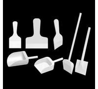 High-Purity PTFE PEFT Scraper - Lab Flat Scraping Plate for Experiments and Industries, Temperature Resistant, 1PCS(Scrapers 200x200mm)