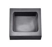 High Purity Refining Casting Melting Ingot,for Gold,Silver, Copper Metal,Square Foundry Crucible,Capacity: Gold2500g 1000g(Gold2500gSilver1170g)