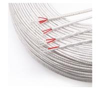 High Purity Silver Plated OFC Wire - 2-6 Cores HiFi Audio DIY Amplifier Speaker Headphone Cable (0.15-0.5mm)(0.35mm,3 CORES-1 M)