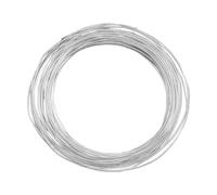 High Purity Zinc Wire,99.95% Pure Zinc Wire,Solid Round Bar Welding Rods,for Binding and Securing (1.5mm)