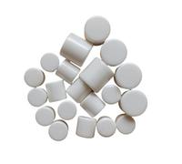 High-Purity Zirconia Ceramic Columns - 95% Wear-Resistant & Heat-Resistant Insulators for Industrial Use(20*20mm*3PCS)