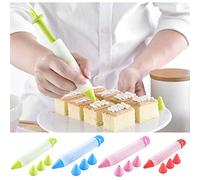 High-Q Baking Decor DIY Tool Silicone Fondant Cake Pen Pastry Icing Writing Syringe Set