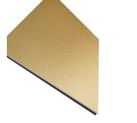 High-Quality 1.0mm Thick Color Anodized Aluminum Sheet for CO2/Fiber Laser Engraving - 100x100mm, Perfect for DIY Projects and Signage(Golden Yellow)