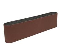 Loops PREMIUM 100mm x 915mm Sanding Belt - 80 Grit Aluminium Oxide Cloth Backed Loop Loops Multicolor