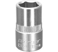 High-Quality 11mm Forged Steel Drive Socket - 3/8 Inch Square Drive