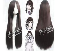 High quality 150CM /59" Long Straight halloween Universal Cartoon cosplay wig Noragami Bishamon Long Blonde Cosplay Wigs Hair One Size ZF80-32 Iki Hiyori