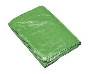High-Quality 5.49M X 7.32M Green Tarpaulin - Waterproof And Mould Resistant Cover Sheet