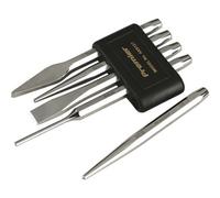 High-Quality 5 Piece Punch & Chisel Set - Durable Chrome Vanadium Steel