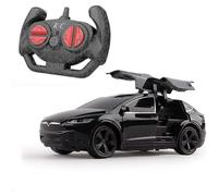 High Quality Aoopoo 4-Channel Tesla Dynamic Elegant Remote Control Car RC Vehicle Gift for Children Black