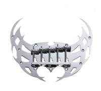 High Quality BS-22 Metal Tribal Flame 5 String Bass Bridge Silver Low Price
