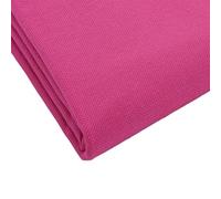 High Quality Canvas Fabric Pure Cotton By Meters for Upholstery Tablecloth Sewing Breathable Plain Textile Needlework Black Pink(Dark pink.)