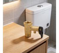 High-Quality Copper Boiler Safety Valve Replacement for Electric Water Heater Systems - Reliable Pressure Control with Leak Prevention Feature(1.0PA)