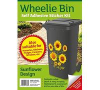 High Quality Designer Wheelie Bin Vinyl Self Adhesive Stickers for Dustbin Caravan Fridge Household Items [ Ballon Design ]
