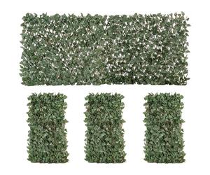 High-Quality Expanding Trellis Fence - 2m x 1m Artificial Plant Wall - Telescopi