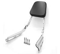 High Quality Flame Fire Style Backrest Sissy Bar with Leather Pad For Honda VTX 1300C 1800C 1986-2012 Chrome