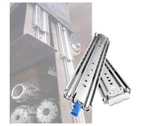 High-Quality Full Extension Ball Bearing Drawer Slides with Smooth Glide System Side-Mounted Metal Ra Soft-Close Mechanism Hidden Tracks for Cabinets & Stairs (Closed Length: 101.6cm)