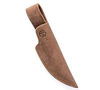 High-Quality Leather Knife Sheath for Hunting, Leisure & Kitchen - Belt Knife Case Extra Thick Leather - Knife Bag Jack (Medium, Brown)
