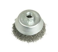 High-Quality Lessmann Cup Brush 100mm M14 Steel Wire For Efficient Surface Cleaning