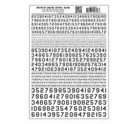 High quality letters and numbers dry transfer sheets Woodland Scenics Any gauge